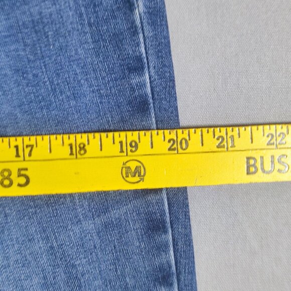 Buffalo jeans high rise straight leg women's size 12 medium washed denim blue - Picture 11 of 14